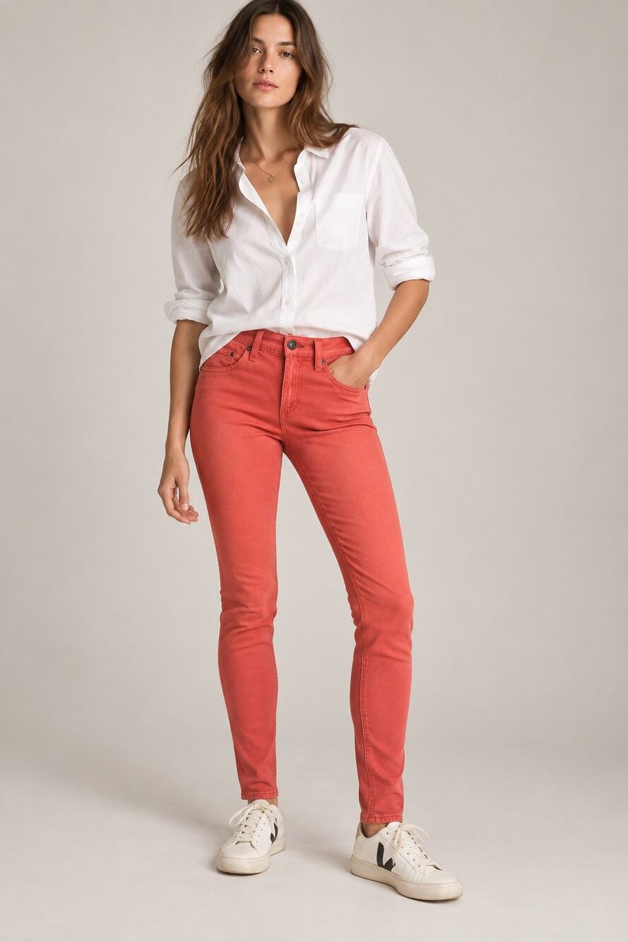 Rag & Bone for Aritzia Legging Jeans – Spiced Coral – Size 27